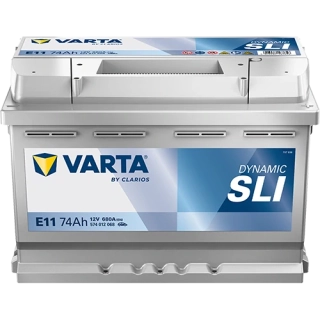 Autobaterie Varta Dynamic SLI 12V 74Ah 680A, 574 012 068, E11
